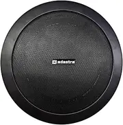 Metal Framed Quick-Fit Ceiling Speaker | Black 100V