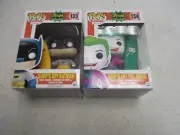 FUNKO POP BATMAN 66 CLASSIC TV SERIES SURF'S UP JOKER 134 BATMAN 133 SET