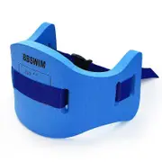 Swimming floating belt adult swimming belt buoyancy back floating force floating belt(blue M)