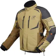 Ventu-R Khaki Brown Waterproof Motorcycle Textile Jacket