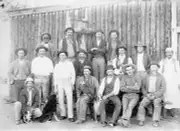 Sea Lake District Victoria 1900 - Employees of 'Tyrrell' station .- Old Photo