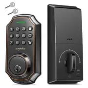 Smart Door Lock Auto Lock Keyless Keypad Electronic Password Anti Peeping