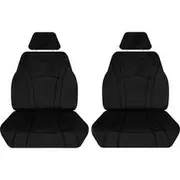 Getaway Neoprene Ready Made Seat Covers Front Pair Black suits Ranger