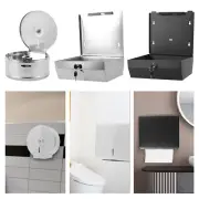Stainless Steel Paper Towel Dispenser Wall Mounted Tissue Holder qrwuC(c