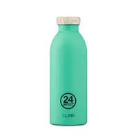 在飛比找momo購物網優惠-【24Bottles】不鏽鋼雙層保溫杯 500ml - 綠薄