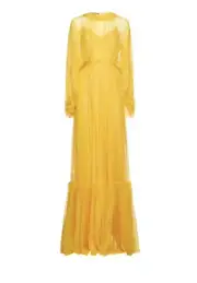 Gucci Silk Chiffon Gown Dress- With Tags- RRP$7,900 AUD