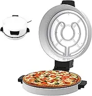 Electric Pizza Maker, 2000W Pizza Maker Oven, Electric Double-Sided Nonstick with Indicator Lights, Rapid Heating, Portable Fast Baking Pizza Maker Oven for Pizza, Steak, Arabic Bread