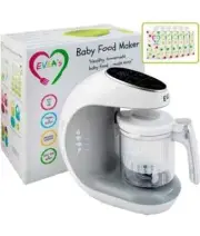 ELVAs Baby Food Maker Baby Food Processor Blender Grinder Steams & Blends 23 NEW