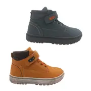 Grosby Alan Little Boys Shoes Casual Ankle Boots Elastic Laces Strap