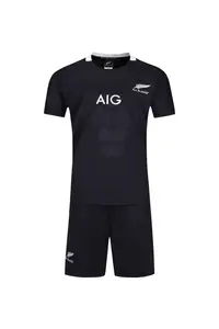 在飛比找樂天市場購物網優惠-2019新西蘭全黑隊兒童套裝橄欖服球衣AllBlack Ki