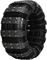 zolyet Car Snow Chains TPU Wheel Securi Chains Snow Tire Chains for Cars Anti-slip -45℃ Low Temperature -Black 10pcs Black