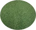 Artificial Grass Mat round Fake Turf Tiles Realistic Grass Rug Circular Carpet O