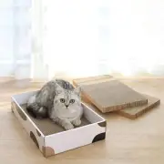 Cat Scratcher Cardboard Scratching Pads with Box Corrugate Paper For