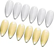 Shiny Sequin Horse Mouth Single Hook Fishing Lure Kit Bait Blades for Anglers