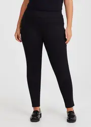 [TS] Taking Shape Ponte Willow Slim Leg Pant Size 26 in Black - Plus Size Women's Clothing Black