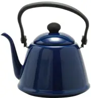 Drip Kettle II Hollow 0.6 gal (2 L) Induction , Navy, Made in Japan DK-200NB