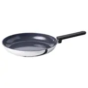MIDDAGSMAT frying pan, non-stick coating/stainless steel, 28 cm