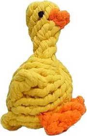 Dan & Sam Derek The Duck Rope Toy - Durable, Interactive Pet Play Toy for Dogs - Safe, Non-Toxic Materials - Ideal for Chewing, Tugging & Fetching - Fun Duck Design for Engaging Playtime