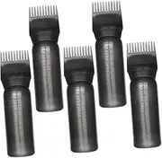 minkissy 5-pack Scalp Applicator Bottles Hair Dye Shampoo Bottles Set for Hair Oils Salon Home Use
