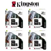 SD Card SDHC SDXC Micro 32GB 64GB 128G 256G 512G Kingston Class 10 Camera Memory