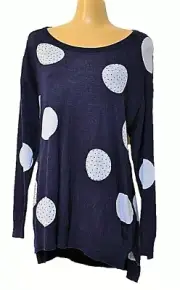 TS TAKING SHAPE plus sz M / 20 Evie Spot Jumper light knit glam top NWT rrp$140!