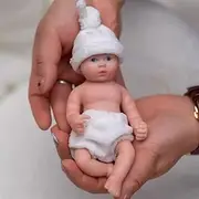 Mini Reborn Baby Dolls Girl 6 Inch Soft Platinum Silicone Full Body Realistic Newborn Baby Dolls Girl That Look Real Baby Dolls
