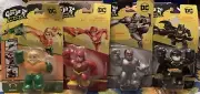 goo jit zu minis Set Of 4 DC figures new!