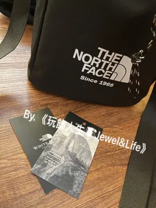 品牌VIP經典贈品系列💯THE NORTH FACE 1966 黑色 帆布材質 手提 斜背 兩用 抽繩 水桶包