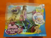 ✅ 2014 Barbie Spin'N Ride Pups Set Shipped In Box W/ Bubble Wrap
