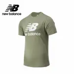 【NEW BALANCE】短袖T恤_男性_綠色_AMT01575CEL