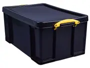 64 Litre Extra Strong Really Useful Box (Black)
