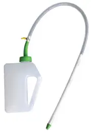 Calf Oral Fluid Feeder Drencher Esophageal 2 Liter 46" Flexible Probe