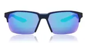 Nike MAVERICK FREE E CU3746 451 Men's Sunglasses Blue Size 60