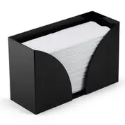Black Acrylic Paper Towel Holder Dispenser (1-Pack)