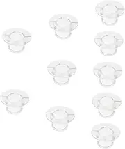 SUPVOX 10pcs Parrot Bite Collar Acrylic Material Bird Supplies Macaw Cockatoo Neckband