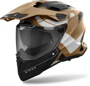 Airoh Commander 2 Reveal Motocross Helmet, brown, Size XS for Men