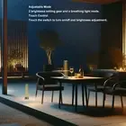 Bedside Cordless Table Lamp Soft Light Portable USB Rechargeable Minimalist Desk