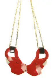 Two Wise Wonders Necklace--ERS-N4382-1061
