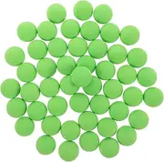 ibasenice 50pcs Round Balls for Launching Game Foam Balls Toy Replacement for Party