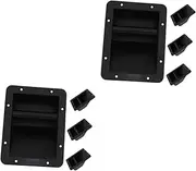 ARTIBETTER 8pcs Speaker Handle Replacement Easy to Install Side Grasp Handles for Speaker Cabinets Sturdy Accessory for Music Equipment