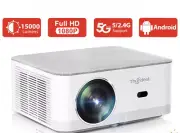 Portable Mini Projector TD92 Pro FHD 1080P Full HD Beam 4K Video WiFi Android