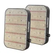 2-Pack Dimmable LED Grow Light 65Watt, 2x2 UV-IR Full 65watt Hanging(2-Pack)