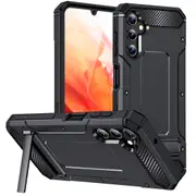 MCC Shockproof Samsung Galaxy A13 5G Heavy Duty Case Cover Stand A136 [Black]