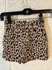 Carter’s 4T Leopard Corduroy Skirt With Shorts NEW
