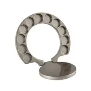 Alloy Mini Design Hidden Number Temporary Parking Number Card (Grey)