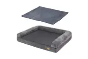 Vibe Geeks Orthopedic Pet Mattress Couch Sleeping Bed Cushion With Removable Washable Cover
