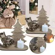 Christmas Remembrance Candle Ornament To Remember Loved-Ones Merry Christmas Mem