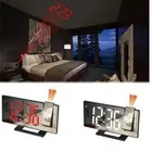 ABS Projector Ceiling Clock 6Colors Backlight Snooze Clock Home