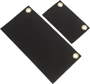 [Yardenfun] 2pcs Tote Bag Organiser Insert Felt Purse Organizer Dividers for Handbags Black Metal Eyelet