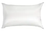 Silk Pillowcase Standard Size Pillow Case in White